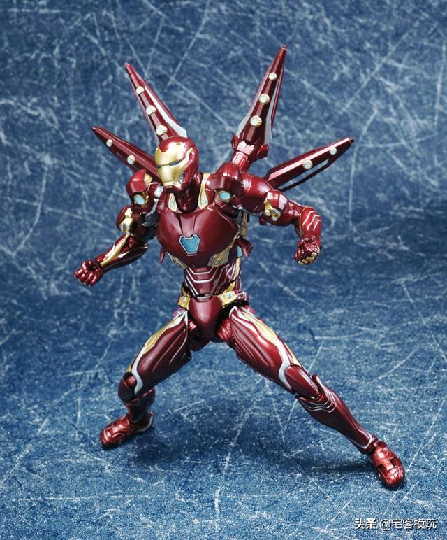 78官测:万代 shf 钢铁侠mk50 纳米武器set2