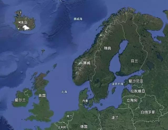 "北欧"作为政治地理名词时,指的是丹麦,瑞典,挪威,芬兰,冰岛这五个