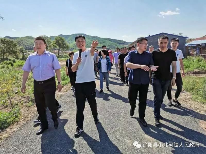 小北河镇赴隆昌镇参观学习人居环境整治,党建工作