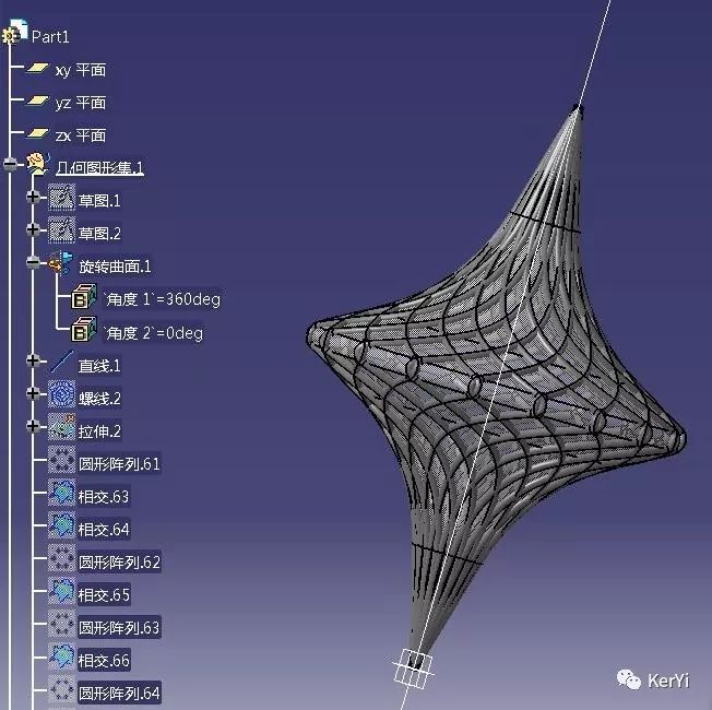 异型结构模型3d图纸catia设计附stp格式异型结构三维建模