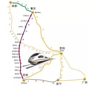 渝昆高铁会泽5个重点隧道分布在