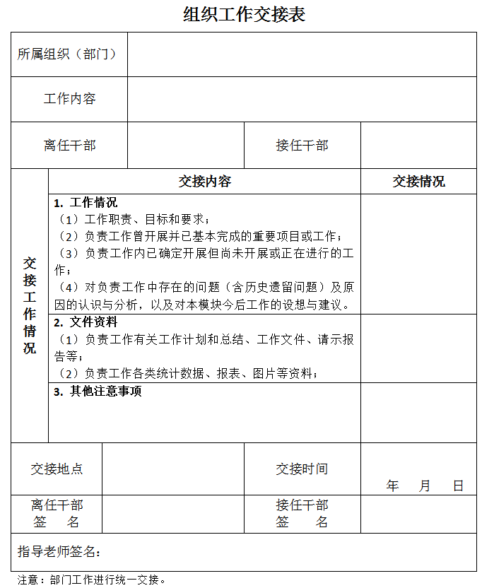 交接清单,一方点清楚内容齐整签送,另一方确认内容无误进行签收,目的