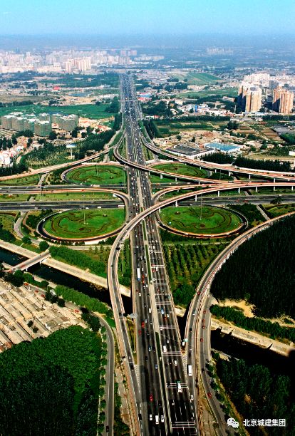 北京京承高速路京沈高速路济南市二环路高架桥济南最大互通式立交桥