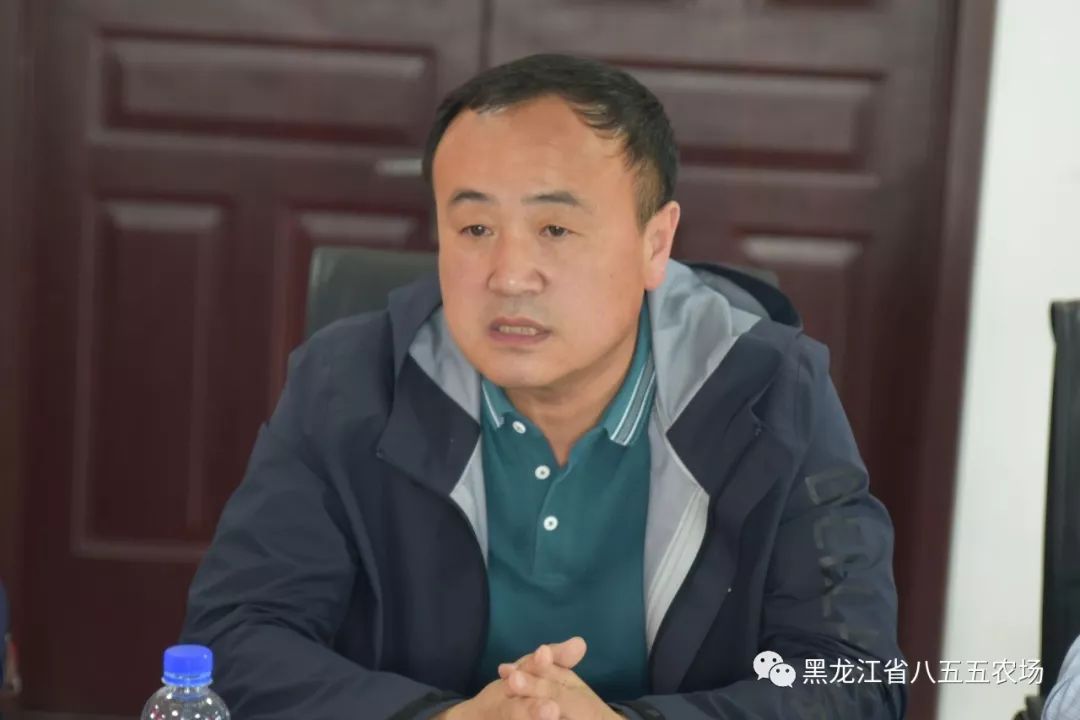 牡丹江分公司(管理局)党委副书记,副总经理唐立华到八五五农场检查
