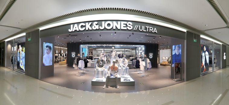 杰克琼斯首家jack jones ultra极致风尚店在龙湖北京61长楹天街