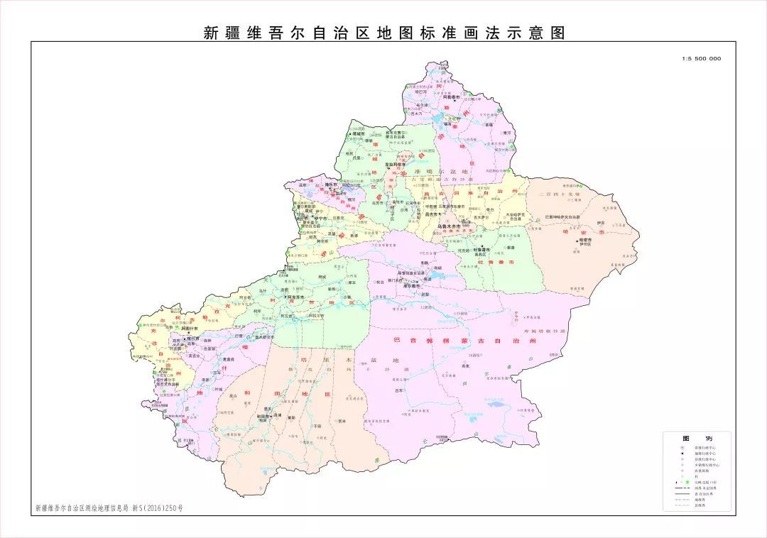 我们眼中的新疆地图
