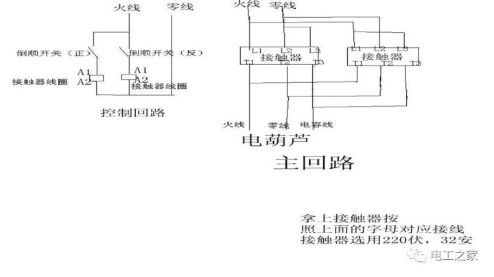 电动葫芦如何正确接线