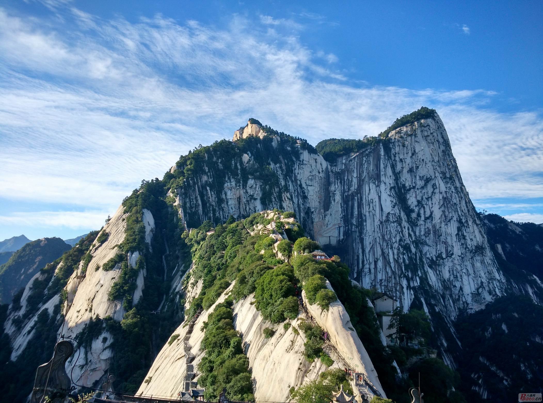 到西岳华山旅游——若游带你看中华民族的圣山_主峰