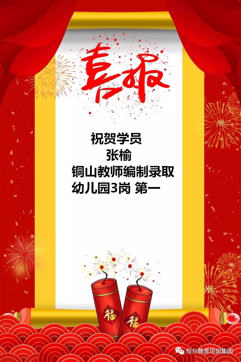 部分录取喜报!祝贺他们!