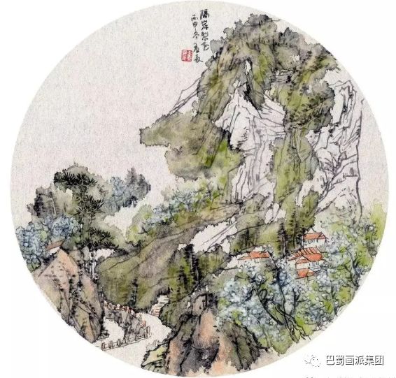 巴蜀画派名家孟夏雄苍写灵秀山水诉心魂