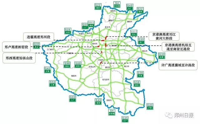 端午假期高速易拥堵路段分布图
