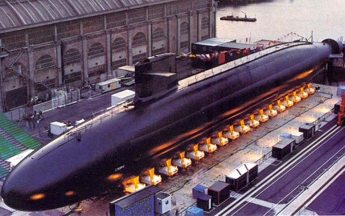 中国的核潜艇和其他五常相比如何,一张对比图就能让你看懂