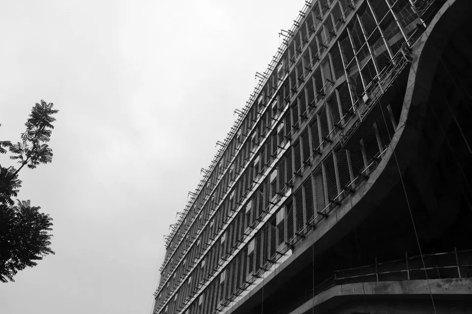 石景山文化中心,施工中