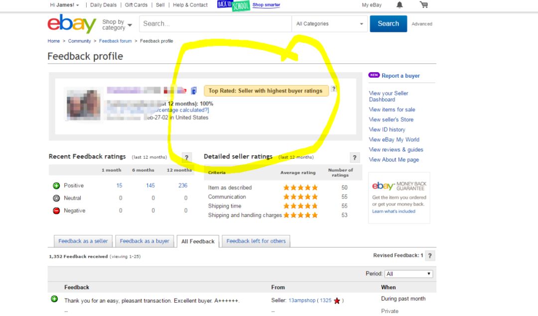 eBay新卖家进阶指南！如何轻松拿下Top Rated Seller，提高listing排名获得转化？_评级