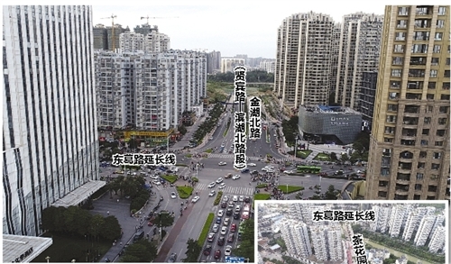 延长线工程(长湖路一东葛路段)的建设有序推进6969亭洪路延长线