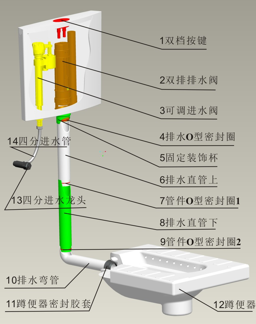 冲水箱的原理_公厕冲水水箱的详细原理及机构