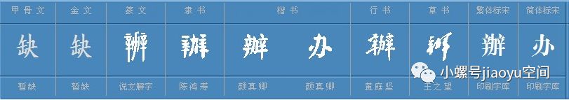 办字怎么写