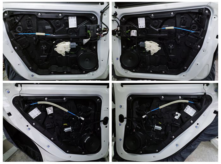 奔驰b200升级全车大能隔音—新乡天和汽车音响改装