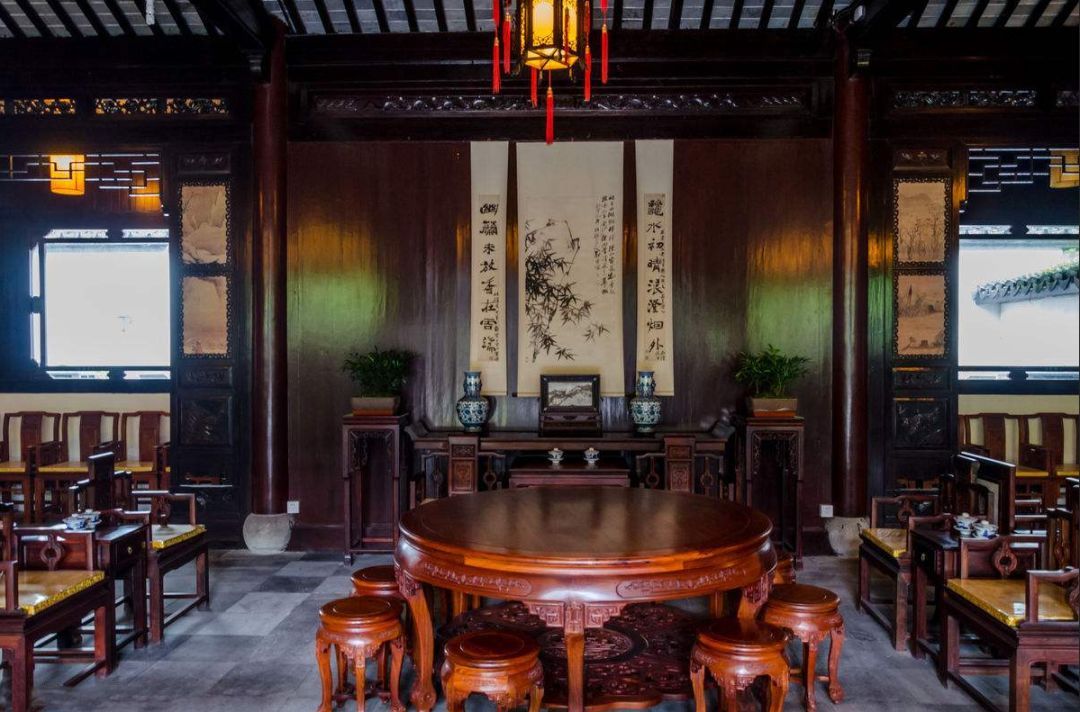 古代大户人家的客厅,中堂必不可少!_厅堂