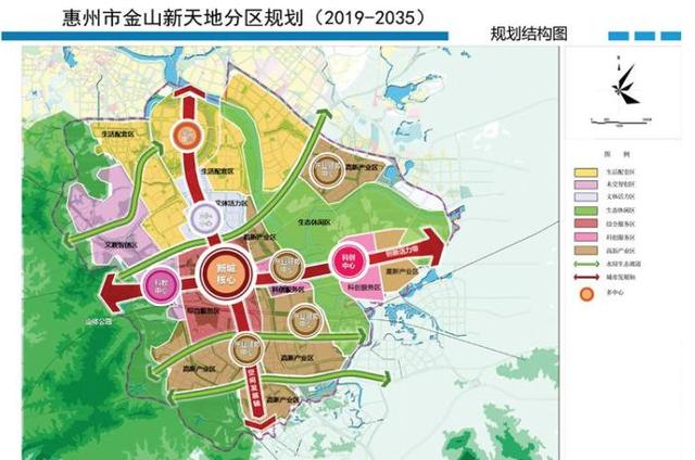 惠州金山新天地规划:未来城市新中心 一流城市核心样板_发展