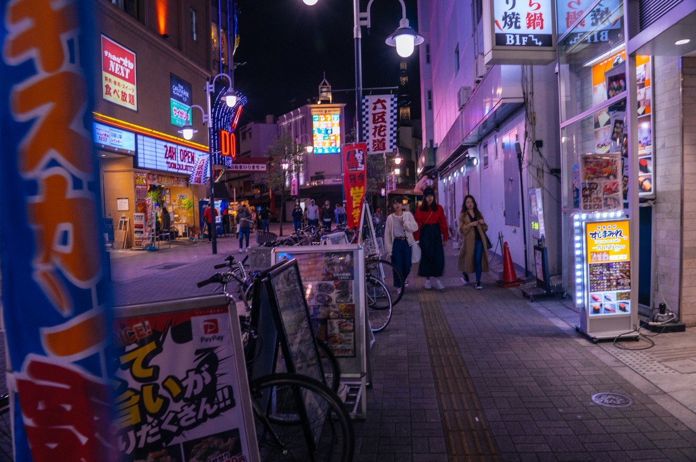 看到浅草的夜景全仰仗了全日空的准时