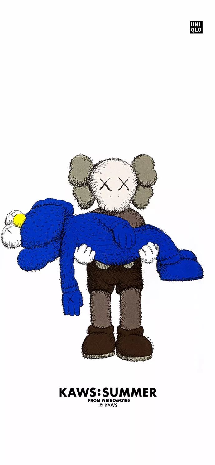 壁纸丨"优衣库 kaws"