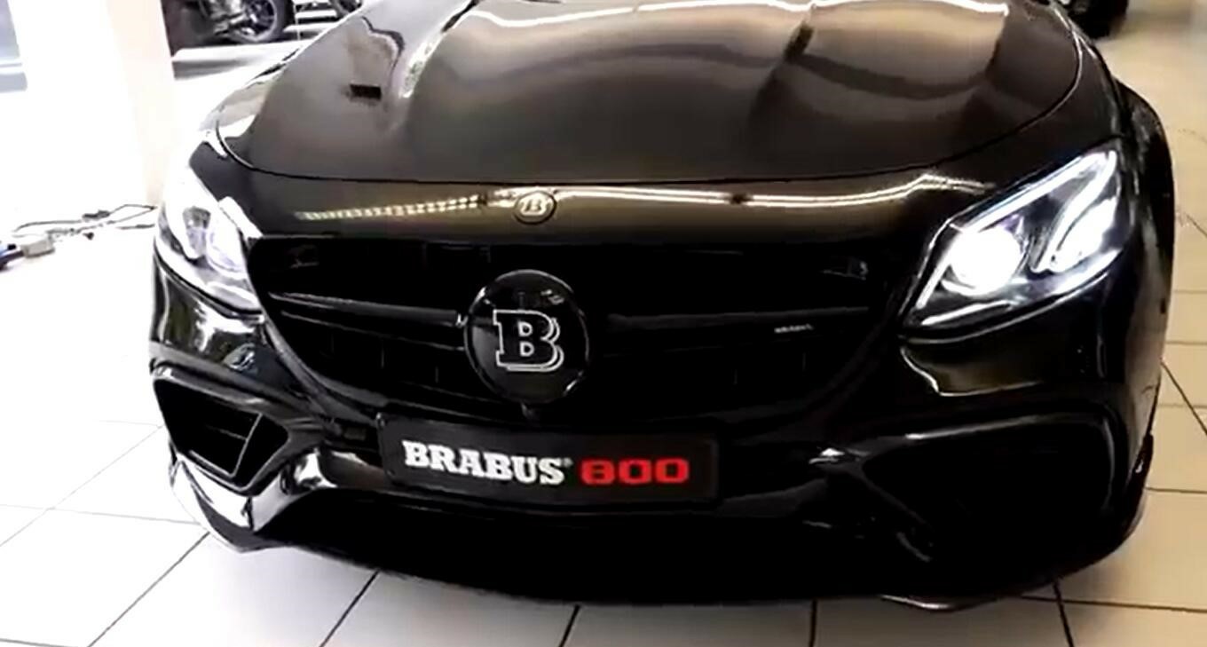暴力美学加持的车型 奔驰AMG E63S 巴博斯800到店实拍