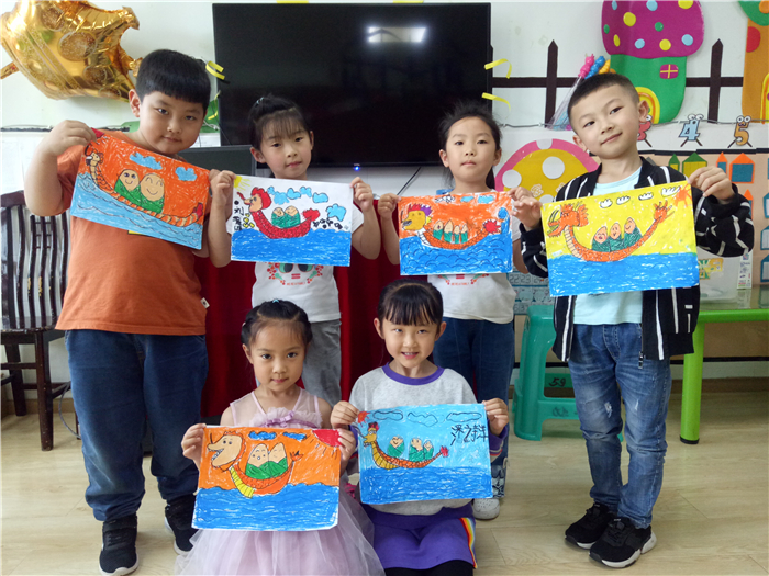 县第二幼儿园开展"端午节"主题绘画活动