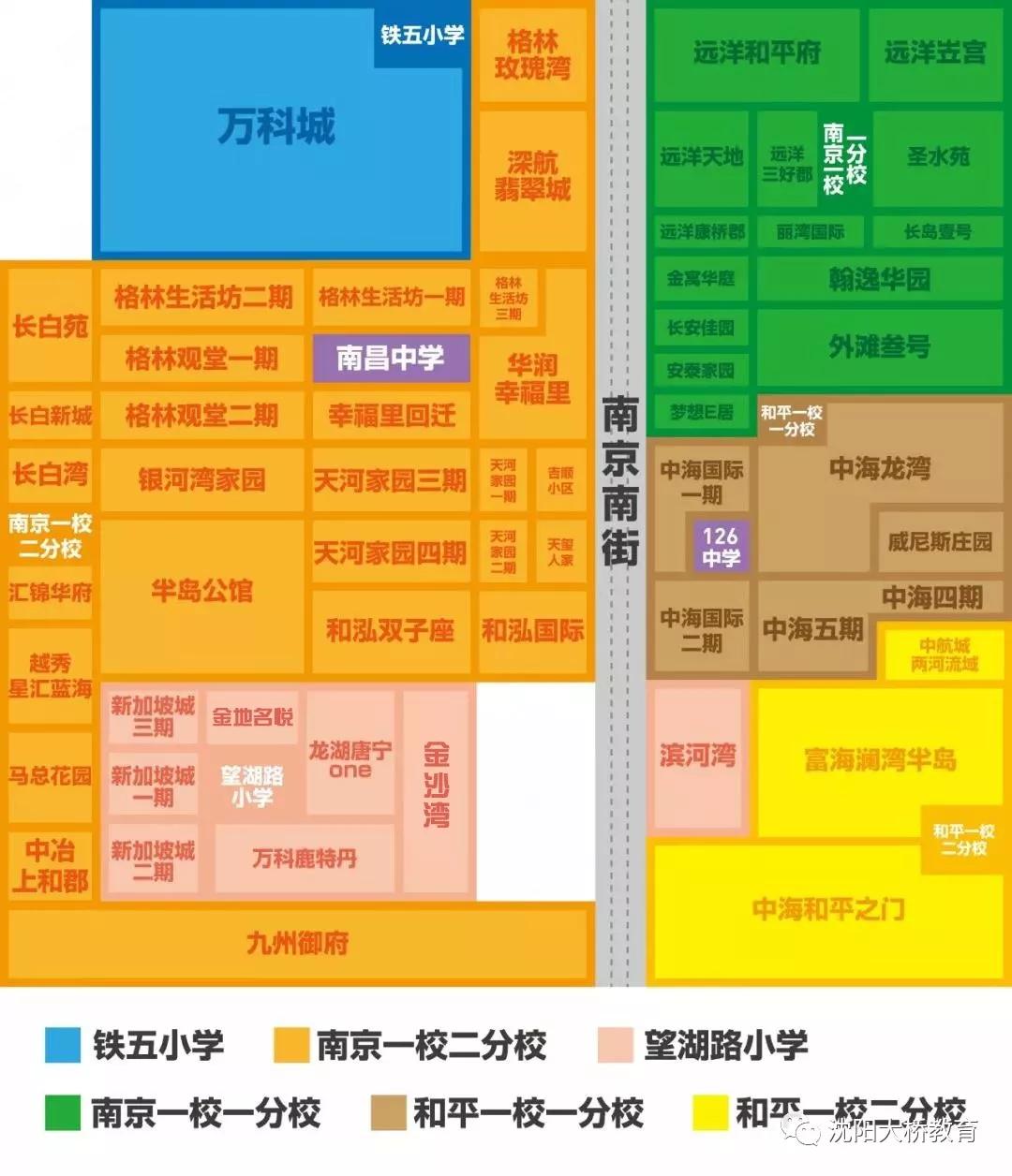 学区划分:以南京南街为划分界限,东侧划分到126中学,西侧划分到南昌