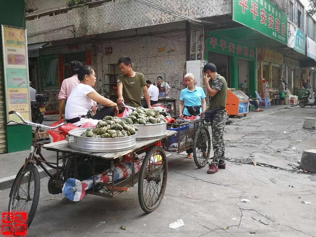 五月节的粽子还是不够卖 博白东城,南城市场销售火爆