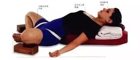 2,仰卧束角式的辅助练习方法