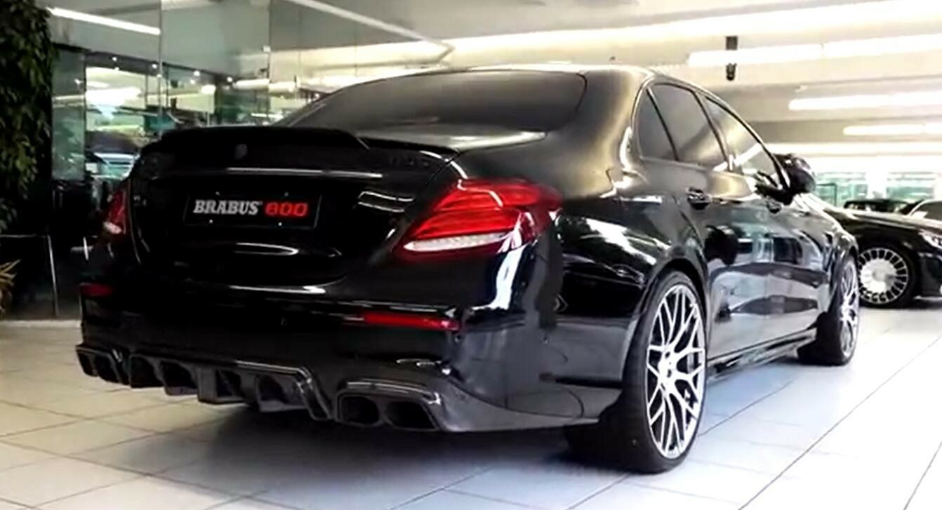 暴力美学加持的车型 奔驰AMG E63S 巴博斯800到店实拍