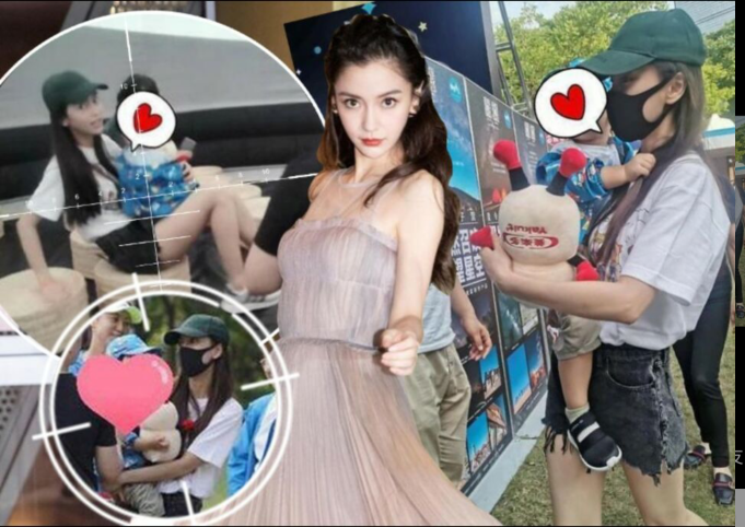 原创angelababy杨颖喊话网友不要拍儿子小海绵希望大家手下留情