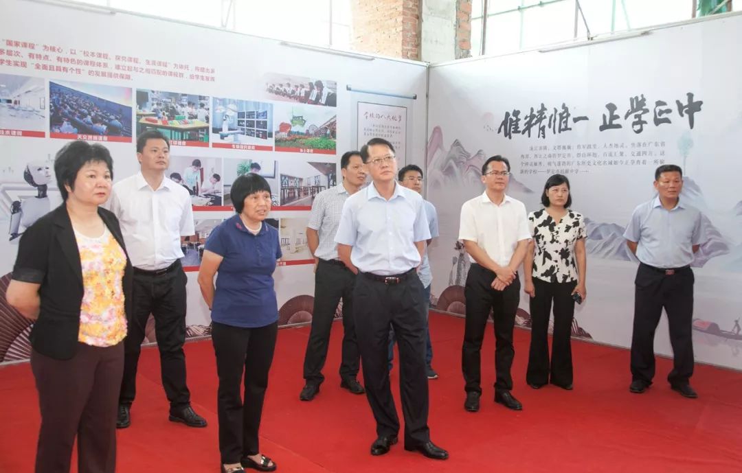 胡海运调研罗定培献中学项目建设时要求确保如期竣工顺利开学