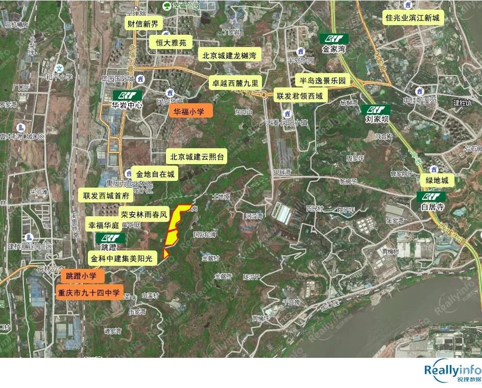 主城再供3宗商住用地大渡口空港高职城443亩地块上线