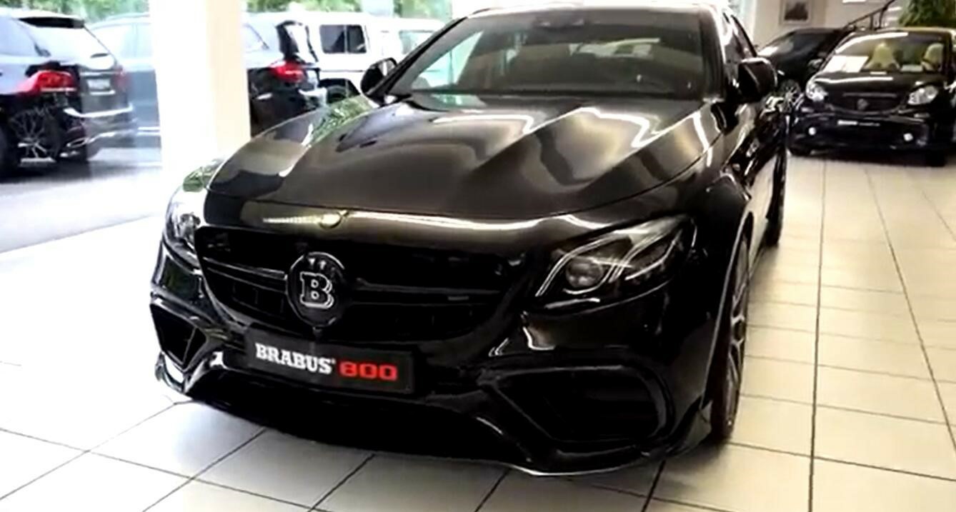 暴力美学加持的车型 奔驰AMG E63S 巴博斯800到店实拍