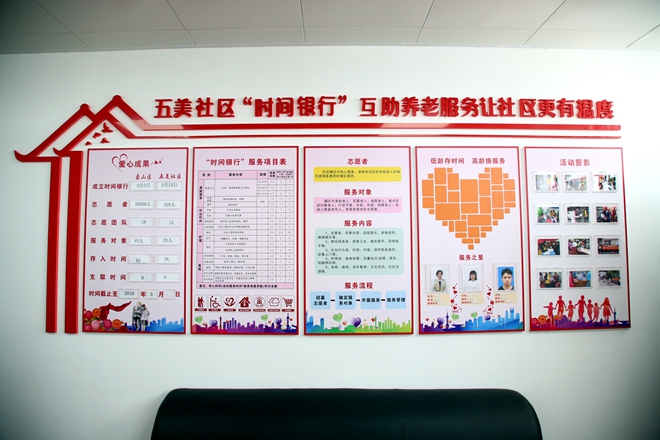 桂林市象山区五美社区时间银行举行揭牌仪式