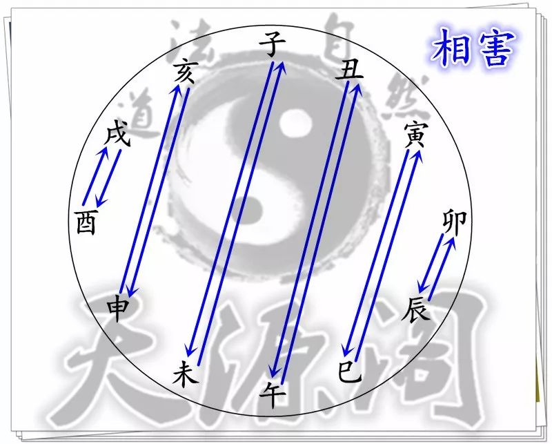 地支相害