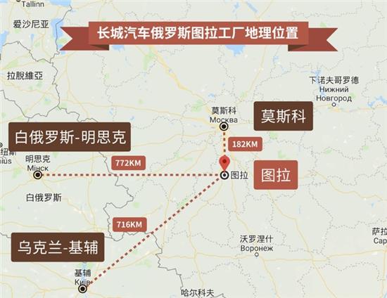 俄罗斯图拉州乌兹洛瓦亚工业园内,紧邻m4(参数|图片)与p140高速公路