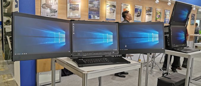 computex 2019:acme portal展示多款三屏移动工作站