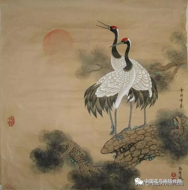 百鹤百姿国画名家仙鹤题材作品精选