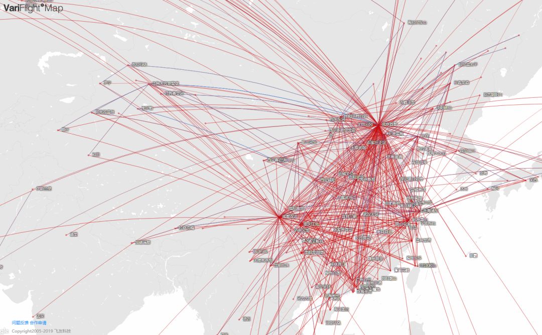 像首都机场虽然国航独大,但是东航南航也开了不少航线,绝对数量甚至
