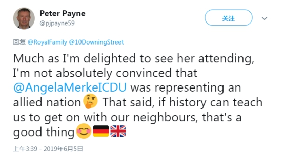 英国王室官方社交账号闹乌龙：误将德国称为二战“盟友”