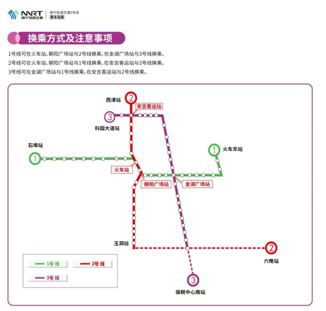 总部基地站规划与4号线换乘 那么多的换乘站点 3号线可以说是南宁地铁