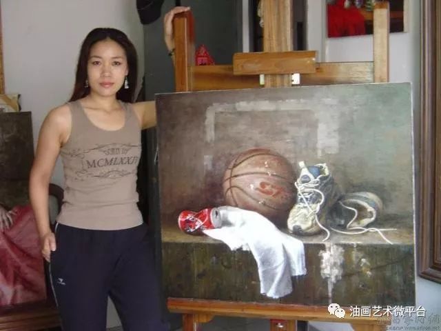 广州画院美女画家周丽萱人物作品