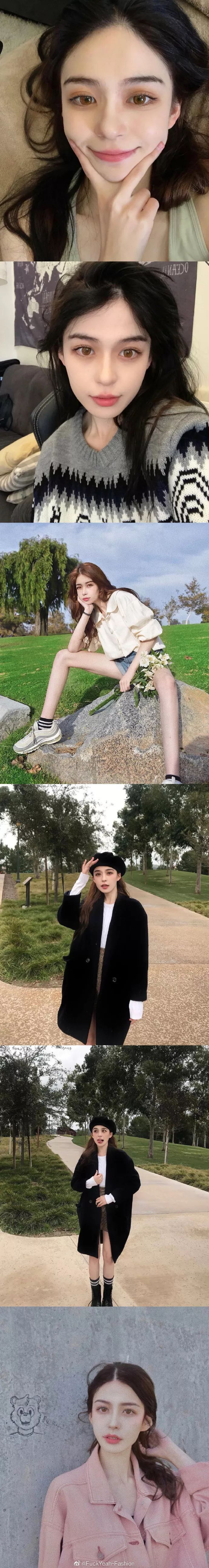 nadia bean|98年中俄混血儿女孩