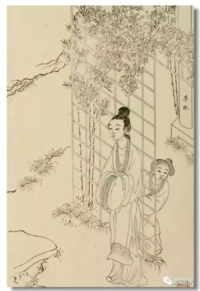 清代民间画家改琦人物仕女画
