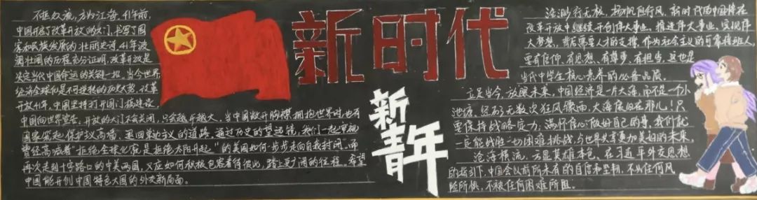 新时代新青年黑板报评比