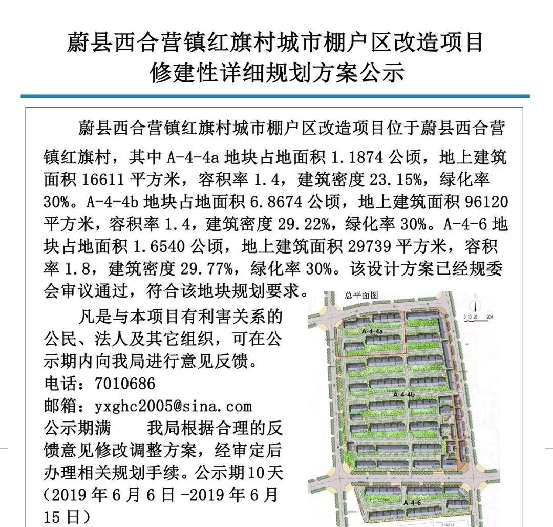 【棚户改造】蔚县西合营镇这棚户区 最新消息