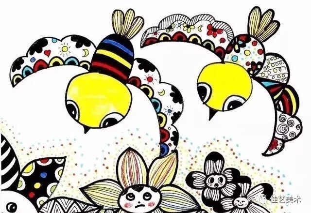 线描素材|儿童线描画题材参考